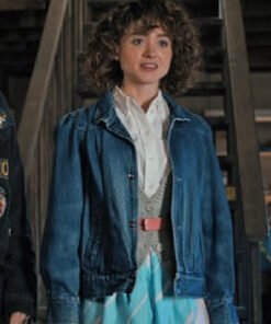 Stranger Things Season 4 Nancy Wheeler Blue Denim Jacket