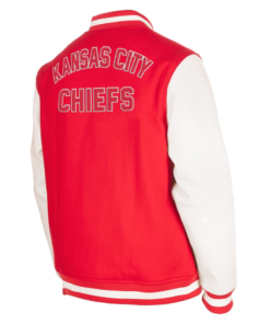 New Era Red Kansas City Chiefs Third Down Varsity Jacket