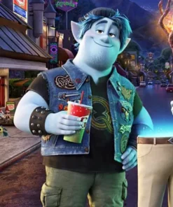 Onward Barley Lightfoot Blue Vest With Patches