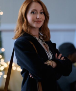 All I Need For Christmas 2024 Emily Tennant Black Trench Coat