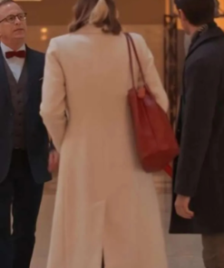 Rachel Skarsten The Christmas Charade 2024 White Coat