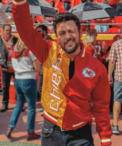 Holiday Touchdown A Chiefs Love Story Tyler Hynes Chiefs Jacket