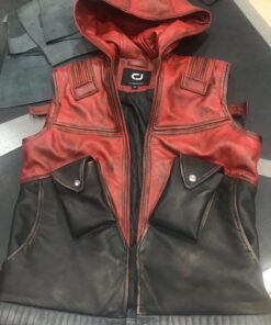 Christmas Red Hood Vest