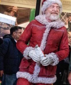 Red One Jk Simmons Santa Claus Jacket With Free Cap