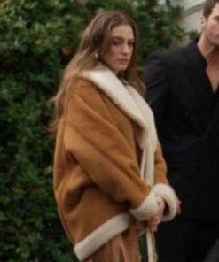 Devin Akin The Family S02 Brown Shearling Jacket