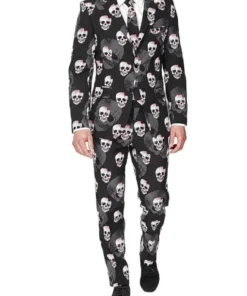 Halloween 2023 Skull Printed Suit
