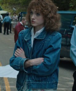 Stranger Things Season 4 Nancy Wheeler Blue Denim Jacket