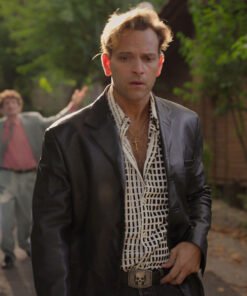 Supersex Rocco Black Leather Coat