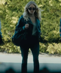 Taylor Hickson Bad Genius 2024 Black Leather Jacket