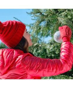 The Christmas Promise Torrey Devitto Puffer Coat