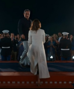 The Diplomat Season 2 Keri Russell White Coat