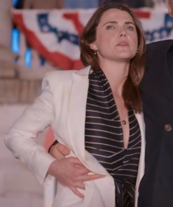 The Diplomat Season 2 Keri Russell White Coat