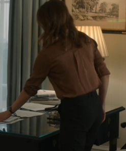 The Diplomat Season 2 Keri Russell Down Shirt