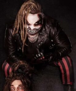 Bray Wyatt The Fiend Black Biker Jacket