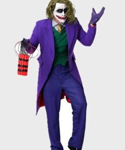 Joker Halloween Purple Costume Coat