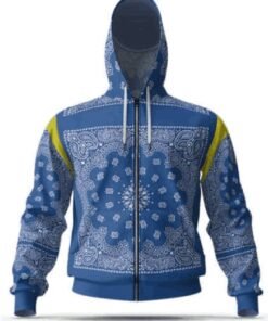 Thug Life Snoop Dogg Crips Blue Bandana Hoodie