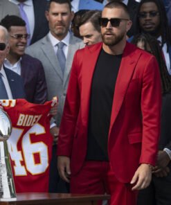 Travis Kelce Red Suit