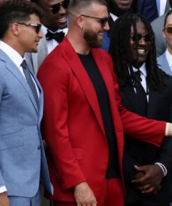 Travis Kelce Red Suit