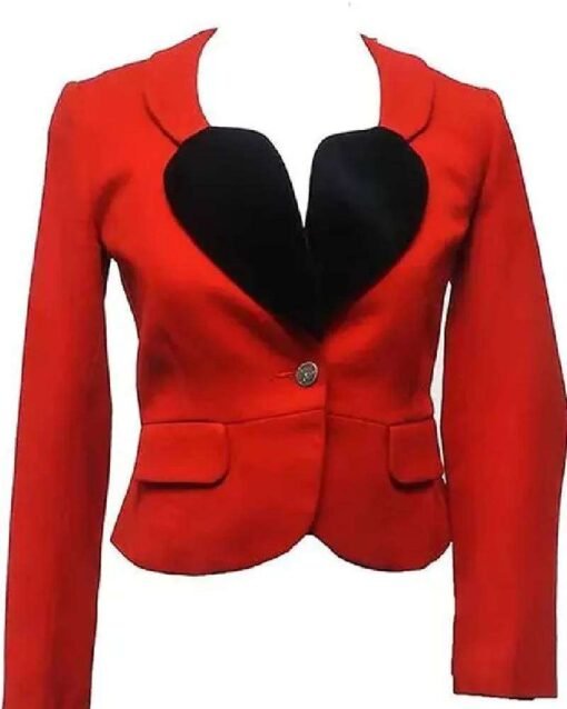 Valentines Day The Vivienne Heart Lapel Shape Blazer