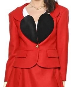 Valentines Day The Vivienne Heart Lapel Shape Blazer