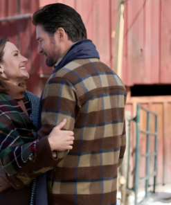 Our Holiday Story 2024 Warren Christie Brown Plaid Jacket