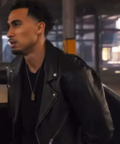 Angel Beauty In Black S01 Black Leather Jacket