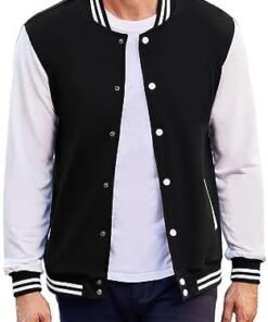 COOFANDY Mens Fashion Varsity Letterman Bomber Jackets