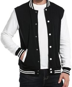 COOFANDY Mens Fashion Varsity Letterman Bomber Jackets