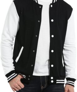 COOFANDY Mens Fashion Varsity Letterman Bomber Jackets