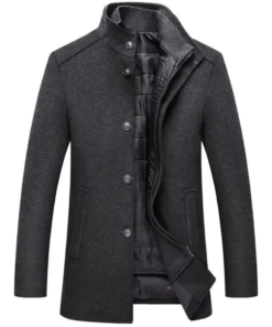 Adjustable Vest Wool Coat
