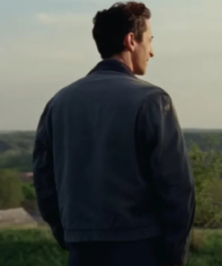 The Brutalist Adrien Brody Blue Jacket