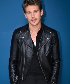 Austin Butler Black Biker Jacket