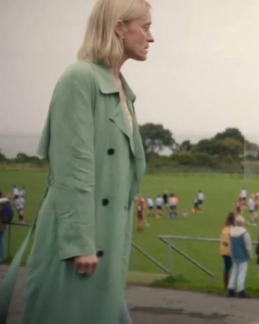 Bad Sisters Anne Marie Duff Green Coat