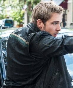 Bates Motel Dylan Massett Biker Leather Jacket
