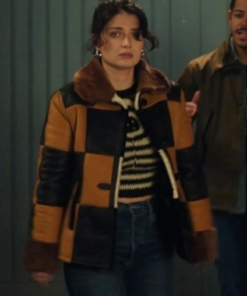 Bad Sisters S02 Eve Hewson Shearling Bomber Jacket