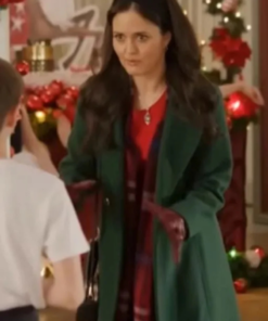 A Cinderella Christmas Ball 2024 Danica Mckellar Green Coat