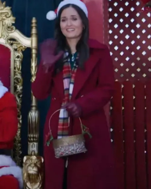 A Cinderella Christmas Ball 2024 Danica Mckellar Red Coat