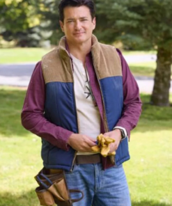 Wes Brown Deck The Walls Brown And Blue Vest