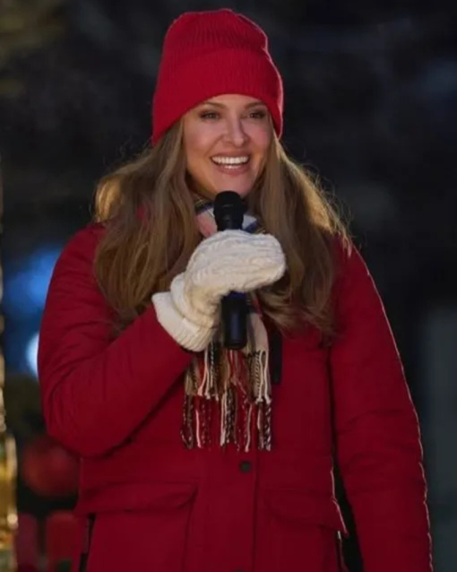 Christmas Under The Northern Lights Jill Wagner Red Jacket