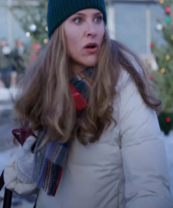 Christmas Under The Northern Lights Jill Wagner Puffer Jacket