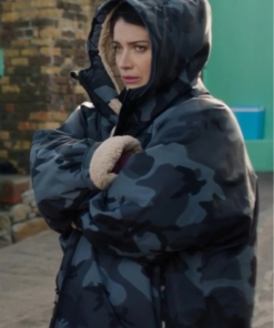 Bad Sisters S02 Eve Hewson Camo Jacket