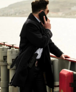 Allan Hawco Saint pierre S01 Black Coat