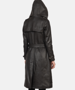 Fixon Hooded Brown Trench Coat