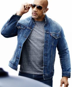 Hobbs & Shaw Dwayne Johnson Denim Jacket