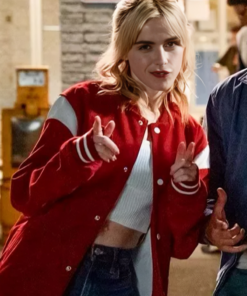 Sweethearts 2024 Kiernan Shipka Varsity Jacket