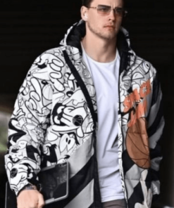 joe burrow Printed Hooded jacket