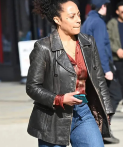 Kat Donovan Missing You 2025 Black Leather Coat