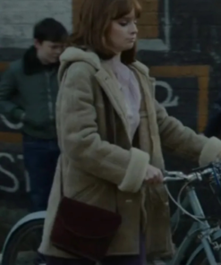 Dolours Price Say Nothing 2024 Leather Shearling Hooded Jacket