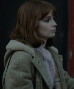 Dolours Price Say Nothing 2024 Leather Shearling Hooded Jacket