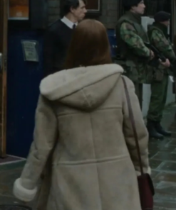 Dolours Price Say Nothing 2024 Leather Shearling Hooded Jacket